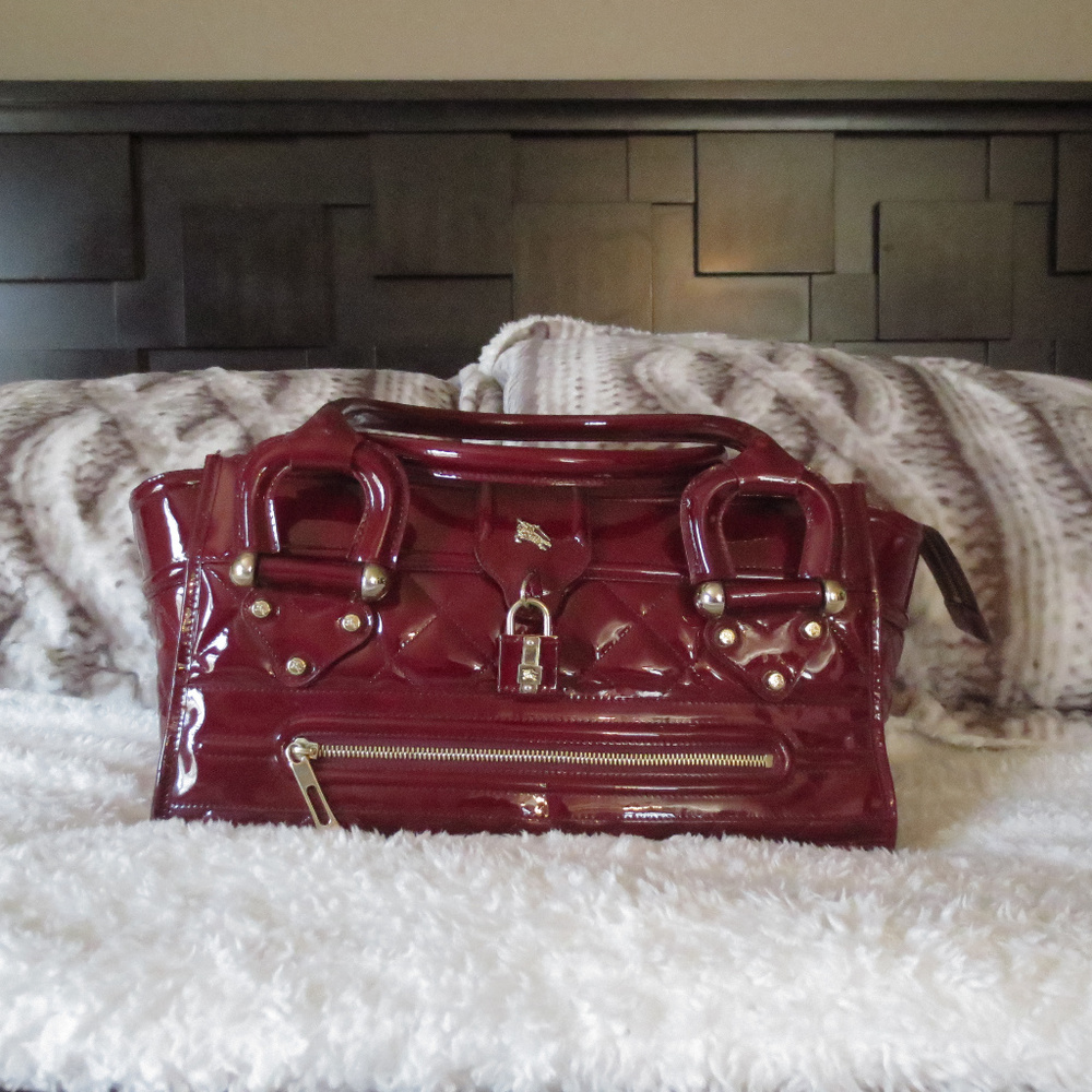 Burberry Prorsum Red Manor Handbag